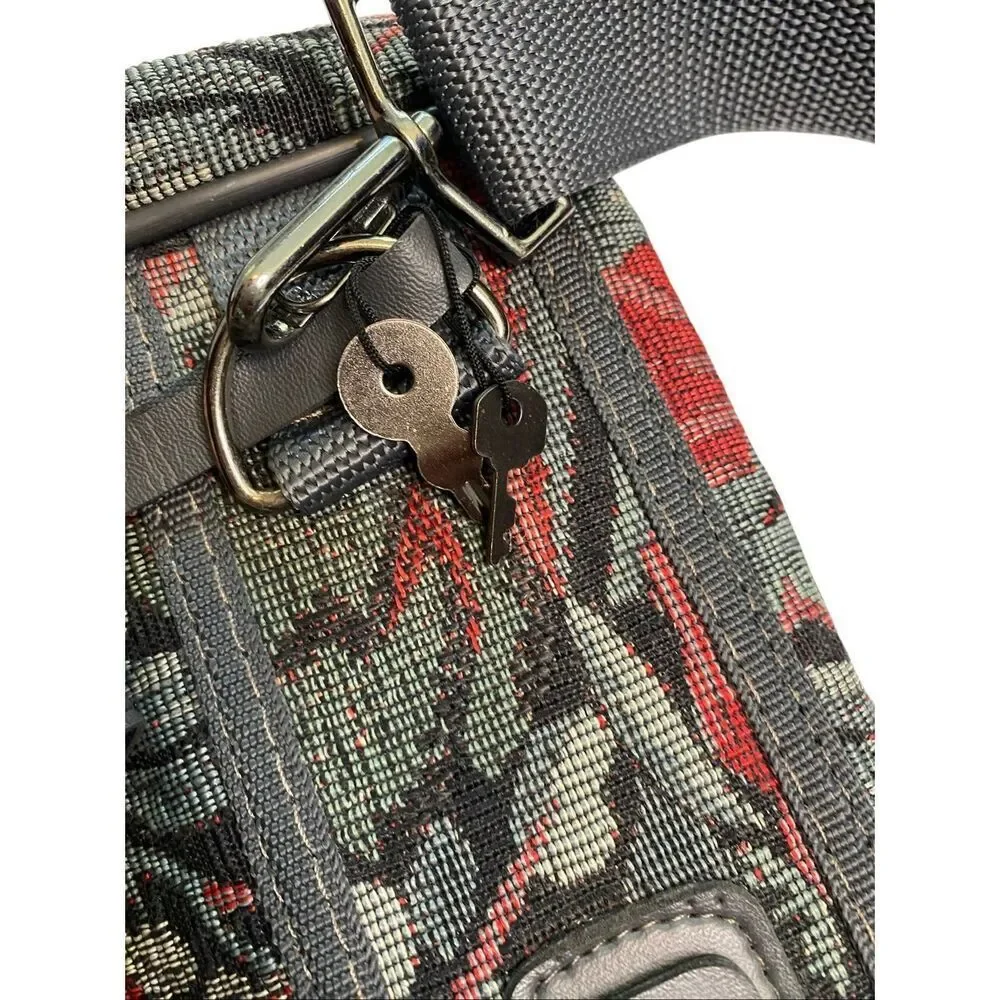 Amelia Earhart Luggage Unisex Travel Garments Bags Multicolor Floral Vintage